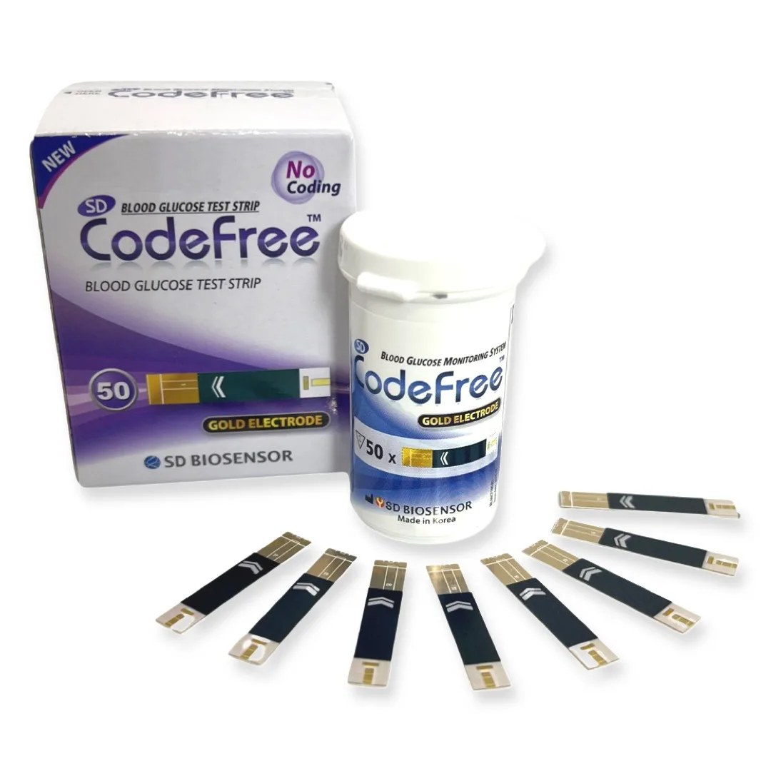 SD CodeFree Blood Glucose Test Strips, 50, 50 strips — product view 1