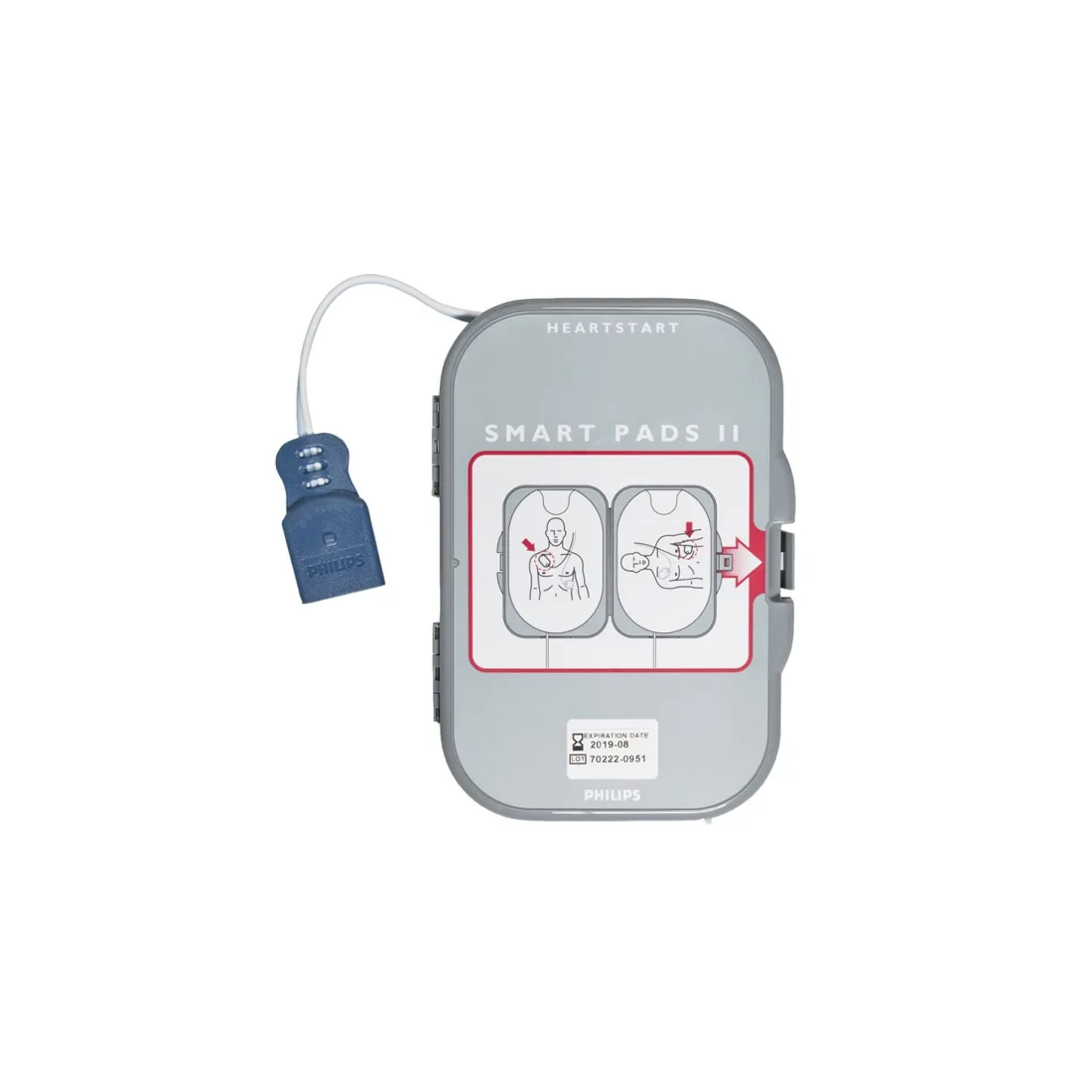 AED Replacement Pads, Philips HeartStart FRx SMART Pads II (989803139261) — product view 1