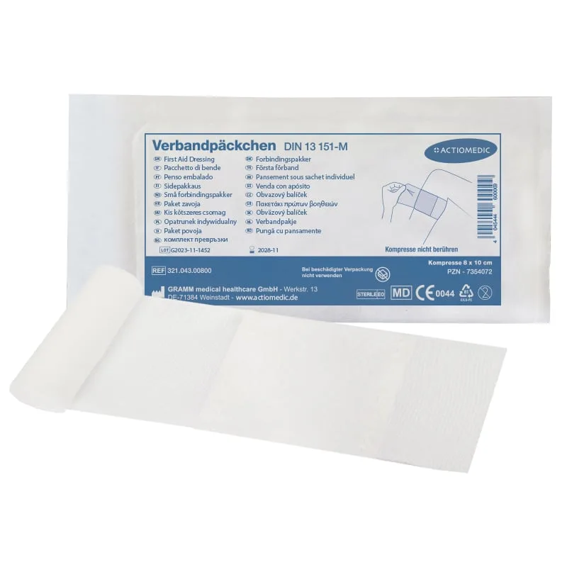 Sterile First Aid Dressing, 8 × 10 cm — product view 1